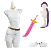 Kpop Demon Hunters Huntrix Kinder Mädchen Rumi Cosplay Kostüm Halloween Karneval Party Anzug